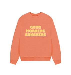 Apricot Good Morning Sunshine oversize sweatshirt