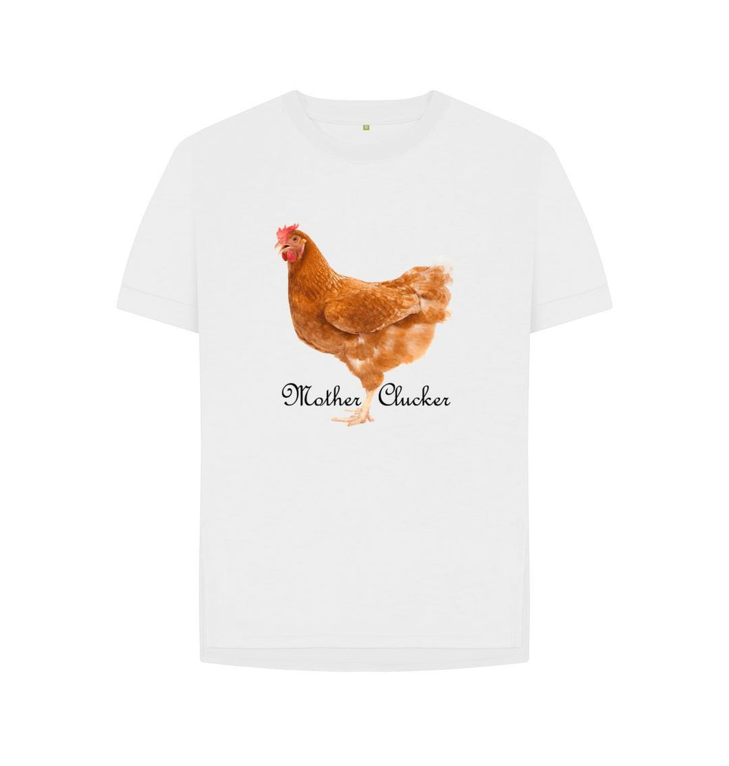 White Mother Clucker T-shirt