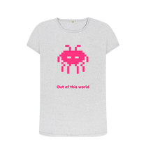 Grey Recycled Printed T-Shirt Front