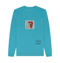 Ocean Blue Cock Head Sweatshirt