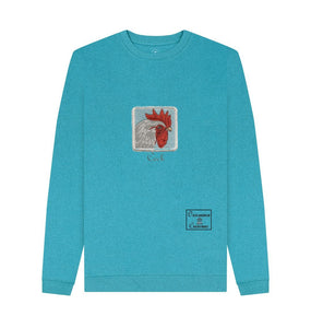 Ocean Blue Cock Head Sweatshirt