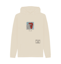 Oat Printed Hoody Front