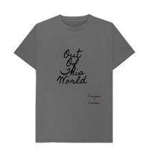 Slate Grey Large Unisex Out of This World  T-shirt x
