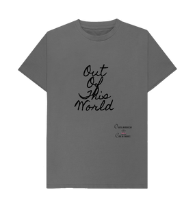 Slate Grey Large Unisex Out of This World  T-shirt x