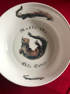 A personalised and made to order Large Fine Bone China Bowl