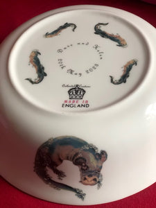 A personalised and made to order Large Fine Bone China Bowl