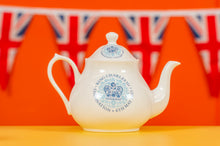 King Charles III Coronation tea pot for four people made in fine bone china