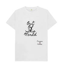 White Large Unisex Out of This World  T-shirt