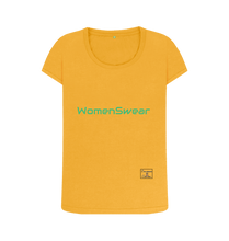 Mustard Printed T-shirt Front