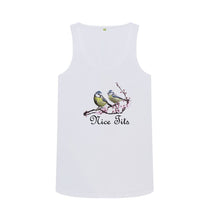 White Nice Tits Vest