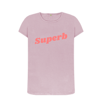 Mauve Printed T-shirt Front