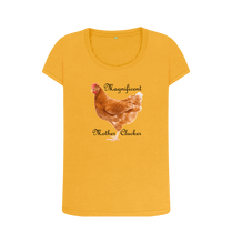 Mustard Printed T-shirt Front
