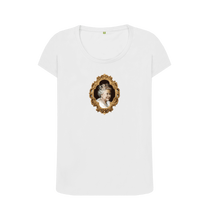 White Printed T-shirt Front