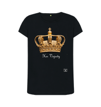 Black Printed T-shirt Front