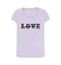 Violet Printed T-shirt Front