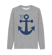 Light Heather Printed Sweater Front