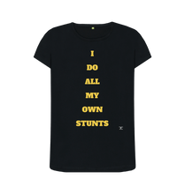 Black Printed T-shirt Front