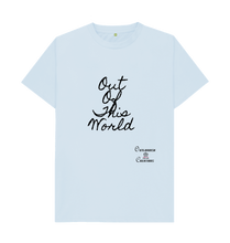 Sky Blue Large Unisex Out of This World  T-shirt x