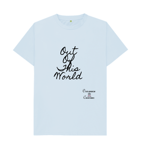 Sky Blue Large Unisex Out of This World  T-shirt x