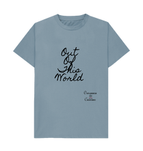 Stone Blue Large Unisex Out of This World  T-shirt x