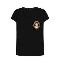 Black Printed T-shirt Front