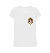 White Printed T-shirt Front