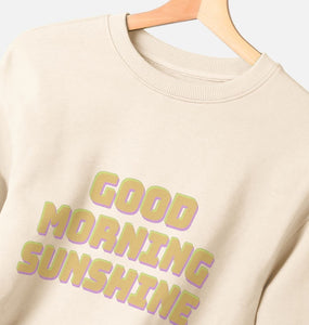 Good Morning Sunshine oversize sweatshirt