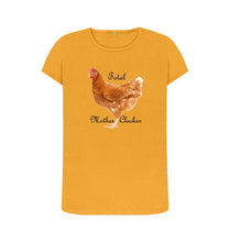 Mustard Total Mother Clucker Round Neck T-shirt