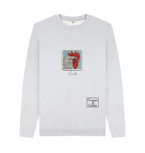 Grey Cock Head Sweatshirt