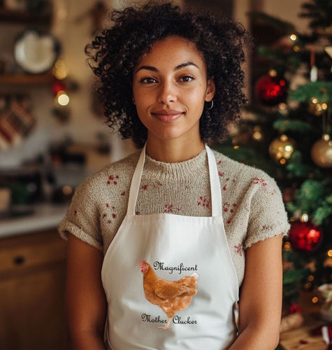 Magnificent Mother Clucker Apron