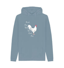 Stone Blue Rock Out with Your Cock Out Hoodie