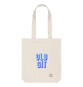 Natural Old Bag on one side and Old Git on the other side Bag