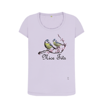 Violet Printed T-shirt Front