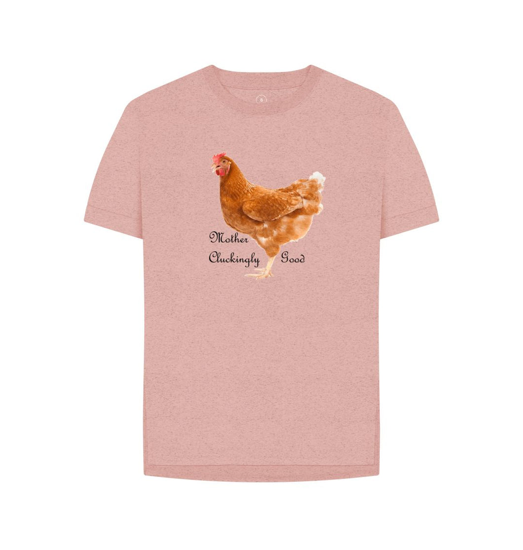 Sunset Pink Mother Cluckingly Good T-shirt