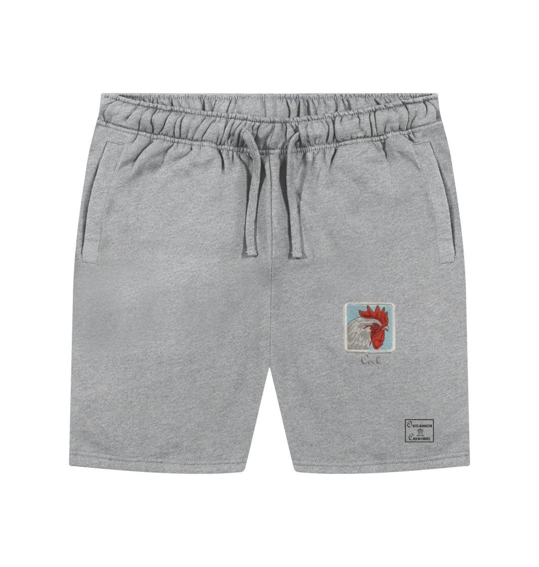 Athletic Grey Cock Head Shorts