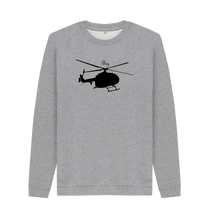 Light Heather Printed Sweater Front