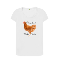 White Printed T-shirt Front
