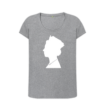 Athletic Grey Printed T-shirt Front