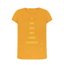 Mustard Printed T-shirt Front