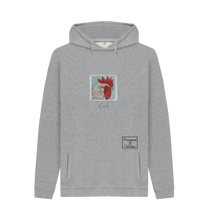 Light Heather Printed Hoody Front