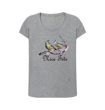 Athletic Grey Printed T-shirt Front