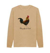 Sand Magnificent Cock Men's Crew Neck Sweater