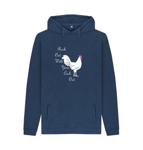 Navy Rock Out with Your Cock Out Hoodie