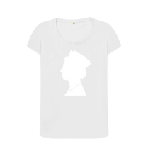White Printed T-shirt Front