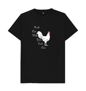 Black Rock Out With Your Cock Out Dark T-shirt