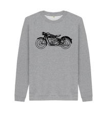 Light Heather Printed Sweater Front