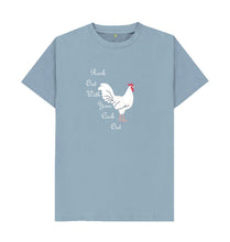 Stone Blue Rock Out With Your Cock Out Dark T-shirt
