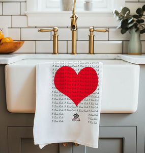 I Love Cock Tea Towel