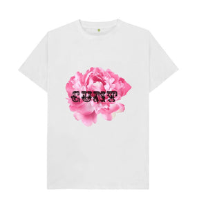 White Pink Peony Cunt T-shirt