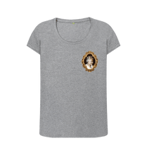 Athletic Grey Printed T-shirt Front